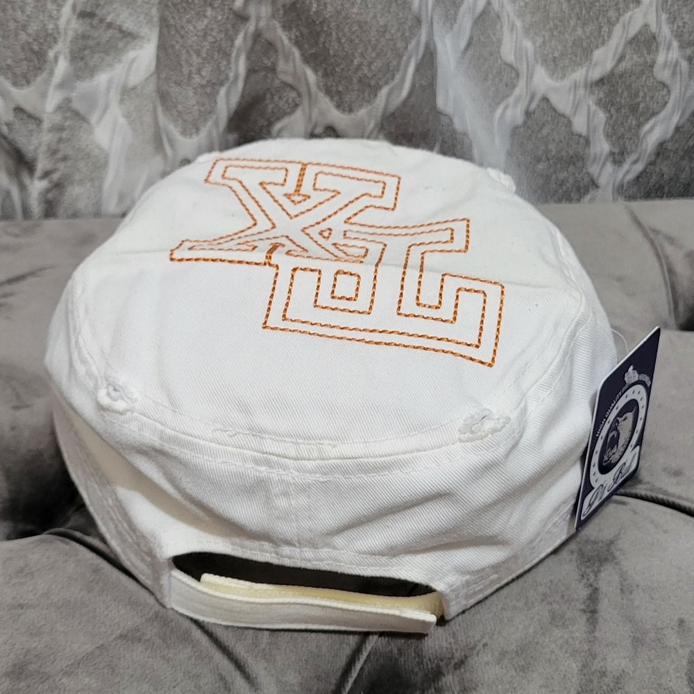 Women's Distressed "TX" Cadet Hat | Texas Bling Cap | Adjustable Bling Hat - Picture 3 of 10